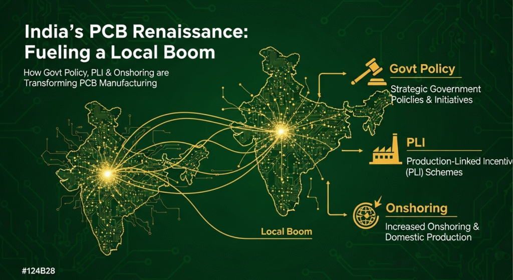 India’s PCB Renaissance: How Govt Policy, PLI & Onshoring Are Fueling a Local Boom